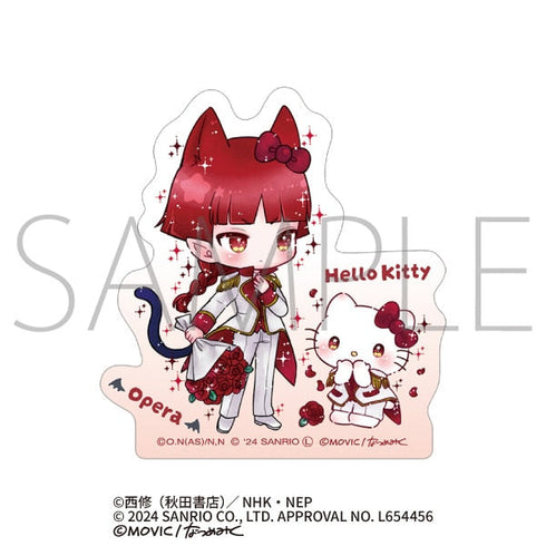 『魔入りました!入間くん×サンリオキャラクターズ』ステッカー/オペラ×ハローキティ<DOLLY MIX(どーりーみっくす)>
